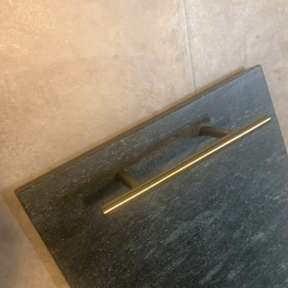 Crate & barrel marble serving tray